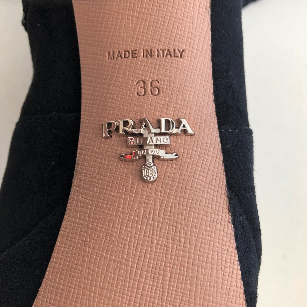 Prada Over the Knee Platform Boots - Picture 3 of 8